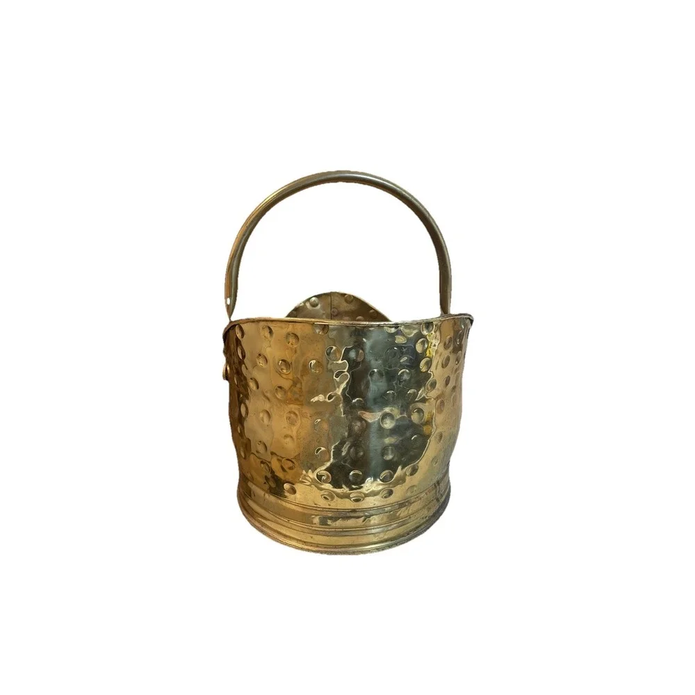 Brass Coal Bucket Vintage